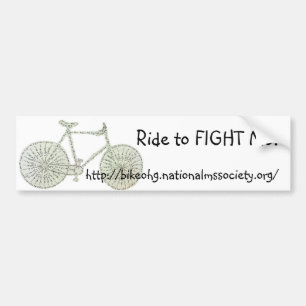 Ride to FIGHT MS! Bumper Sticker