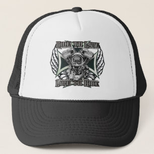 Ride to Live - Live to Ride Trucker Hat