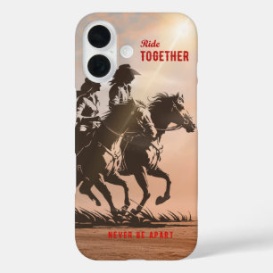 Ride together- A wonderful Western life iPhone 16 Case