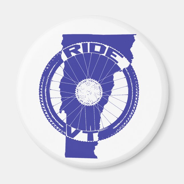 Ride Vermont Magnet (Front)