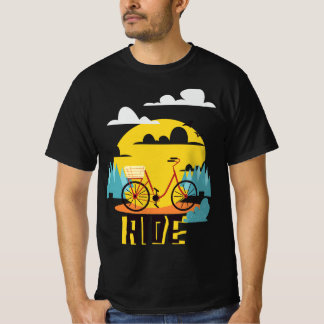 Ride – Vibrant Bicycle Adventure T-Shirt
