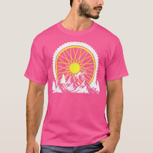 Ride Vintage Biking Cyclist Bicycle Cycling Bike M T-Shirt
