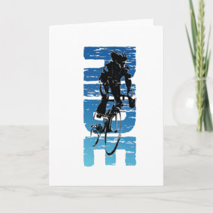 Ride - Vintage Cycling Vertical Card