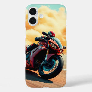 RIDE WITH NO FEAR iPhone 16 PLUS CASE