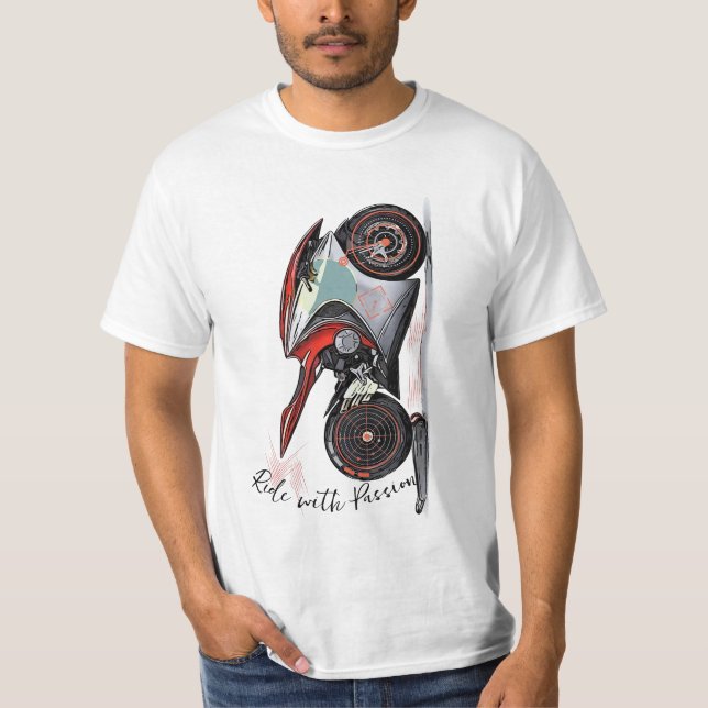 Ride with Passion T-Shirt (Front)