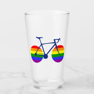 Ride With Pride Bike Glass