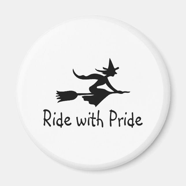 Ride With Pride Magnet (Front)