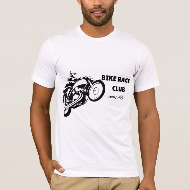 Ride with Soul – Bike Lover Logo Design T-Shirt (Front)