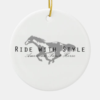 Ride with Style Ceramic Tree Decoration