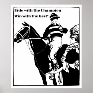 Ride With The Champion Poster