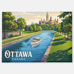 Rideau Canal Canada Magnet