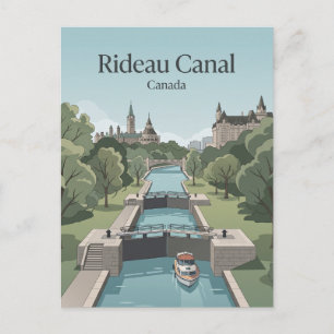 Rideau Canal Canada Postcard