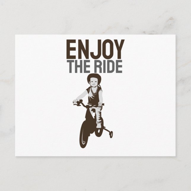 Rider Design Enjoy The Ride Postcard (Front)