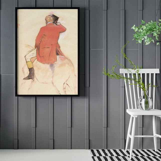 Rider in a Red Coat by Edgar Degas Poster (Creator Uploaded)