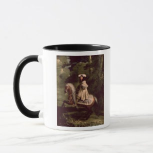Rider in Blue Mug