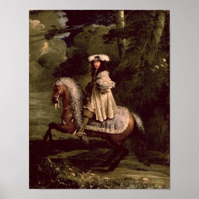 Rider in Blue Poster (Front)