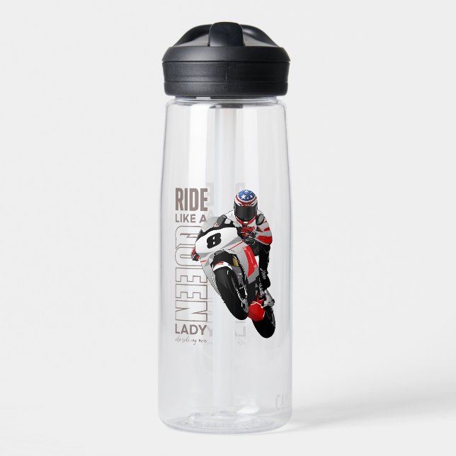 Rider King | Water Bottle (Queen) (Front)