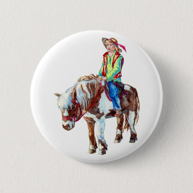 Rider on a pony badge (Front)
