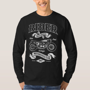Rider Retro Motorcycle Biker Vintage Motor T-Shirt