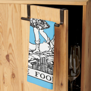 Rider Waite Tarot Major Arcana The Fool Tea Towel