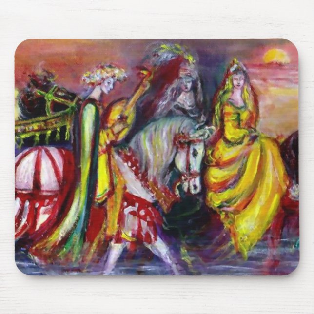 RIDERS IN THE NIGHT Fantasy Mouse Pad (Front)