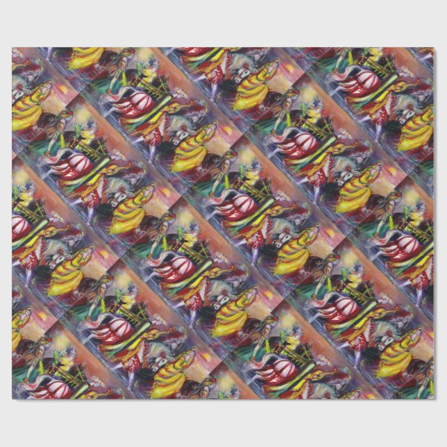 RIDERS IN THE NIGHT WRAPPING PAPER (Flat)