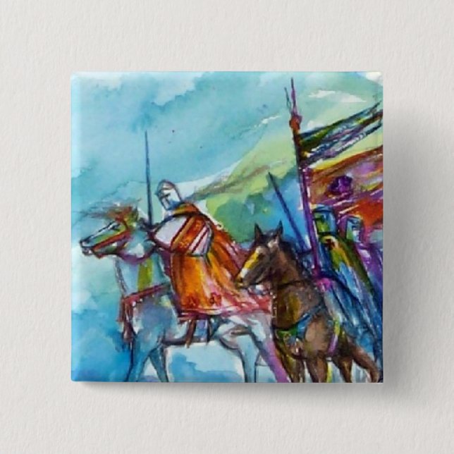 RIDERS IN THE STORM 15 CM SQUARE BADGE (Front)