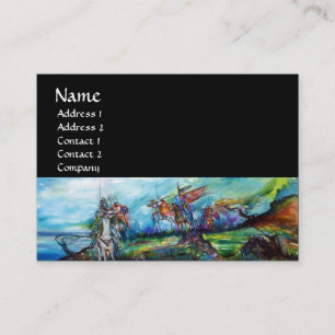 RIDERS IN THE STORM black blue purple red brown Business Card