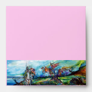 RIDERS IN THE STORM Mediaeval Knights Horseback Envelopes