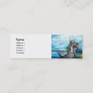 RIDERS IN THE STORM platinum metallic Mini Business Card