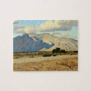 Ridge and Rillito, Arizona by Maynard Dixon Jigsaw Puzzle