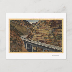 Ridge Route Cut-off, Going to Bakersfield Postcard