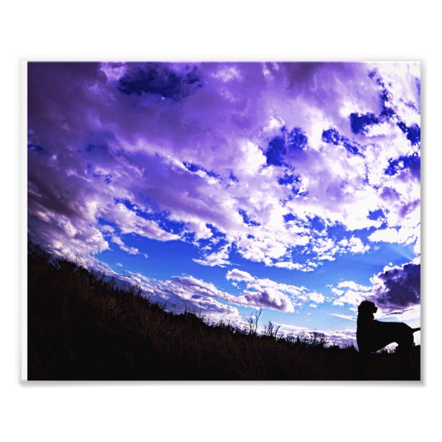 Ridgeback Silhouette. Photo Print (Front)