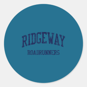 Ridgeway high school hs memphis tn vintage sports  classic round sticker