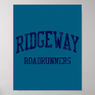 Ridgeway high school hs memphis tn vintage sports  poster