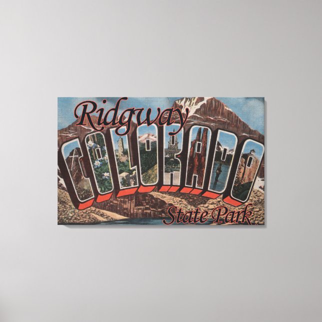 Ridgway State Park, Colorado Canvas Print (Front)