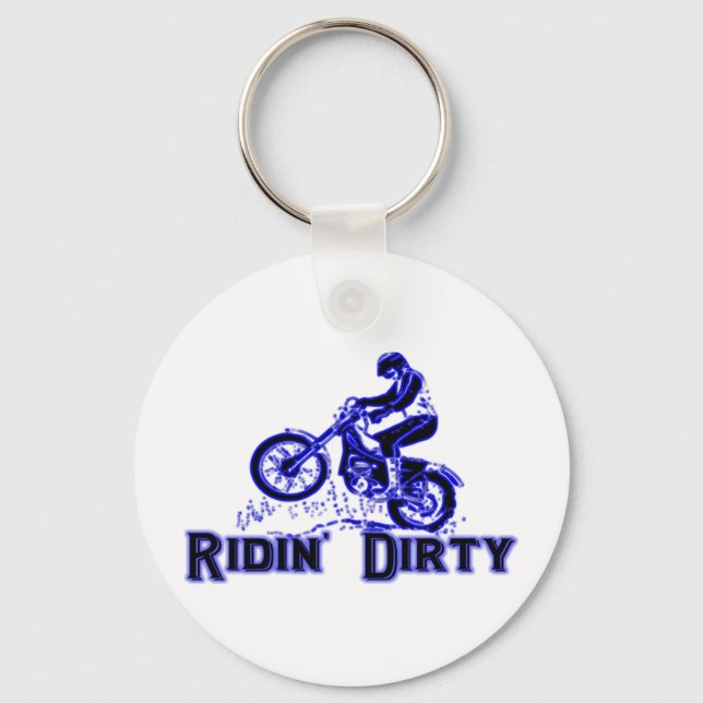Ridin Dirty Key Ring (Front)