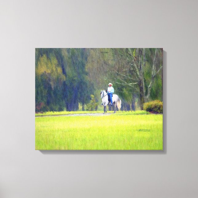 Ridin' in the Rain Canvas Print (Front)