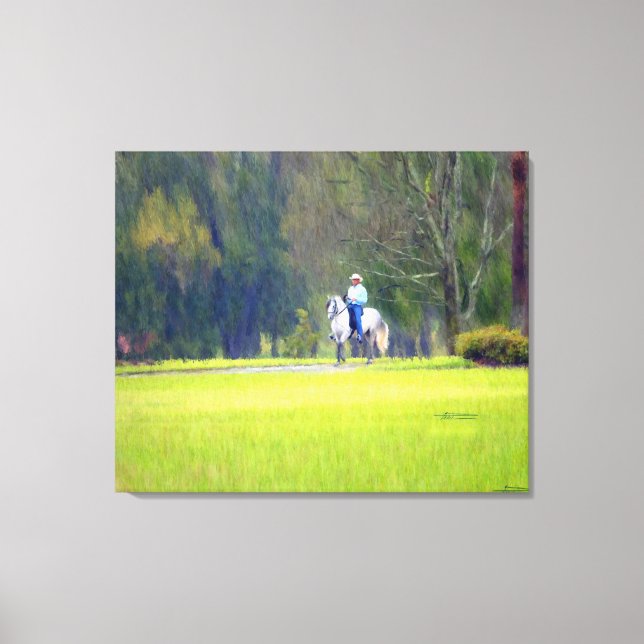 Ridin' in the Rain Canvas Print (Front)