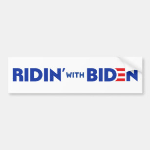 Ridin" with Biden Bumper Sticker