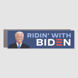 Ridin' With Biden Car Magnet