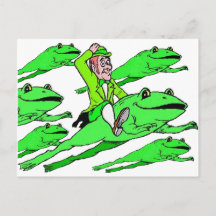 Riding a Frog on St. Patrick's Day