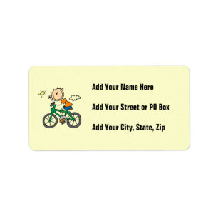 Riding Bicycle - Male Label