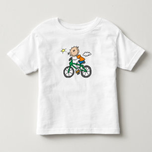 Riding Bicycle - Male Toddler T-Shirt