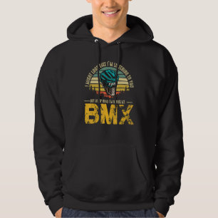 Riding BMX In My Head BMX Stunts Bicycle Motocross Hoodie