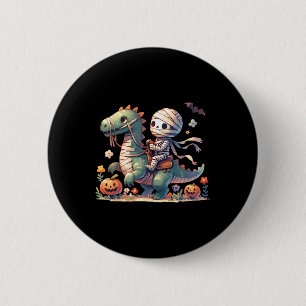 Riding Dragon Halloween Pumpkin Theme Kids Boys Me 6 Cm Round Badge