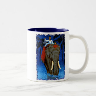 "Riding Home" Two-Tone Coffee Mug