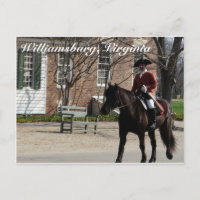Riding horses in Colonial Williamsburg