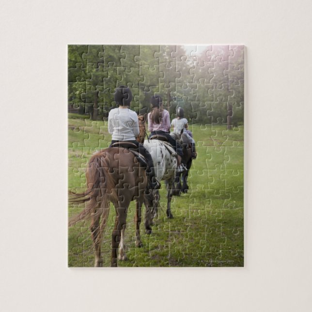 Riding Horses Jigsaw Puzzle (Vertical)