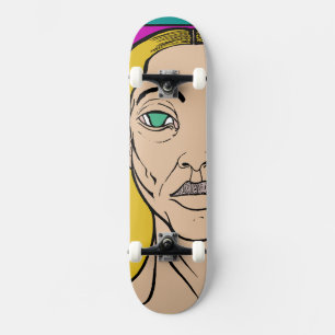 Riding In Style Skateboard